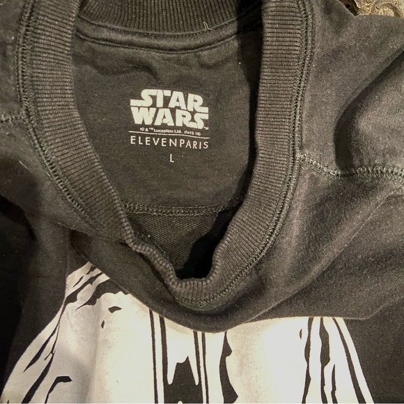 Eleven Paris Starwars Darth Vader Black Sweatshirt Large Men - Picture 6 of 10